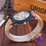 Vintage Leather Women’s Quartz Watch