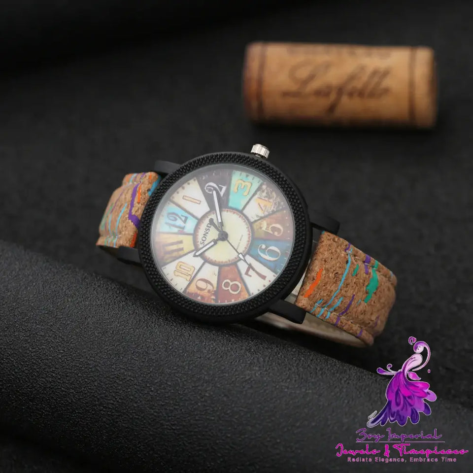 Vintage Leather Women’s Quartz Watch