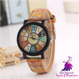 Vintage Leather Women’s Quartz Watch