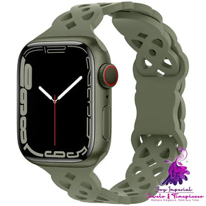 Cat’s Eye Hollow Silicone Watch Strap