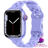 Cat’s Eye Hollow Silicone Watch Strap