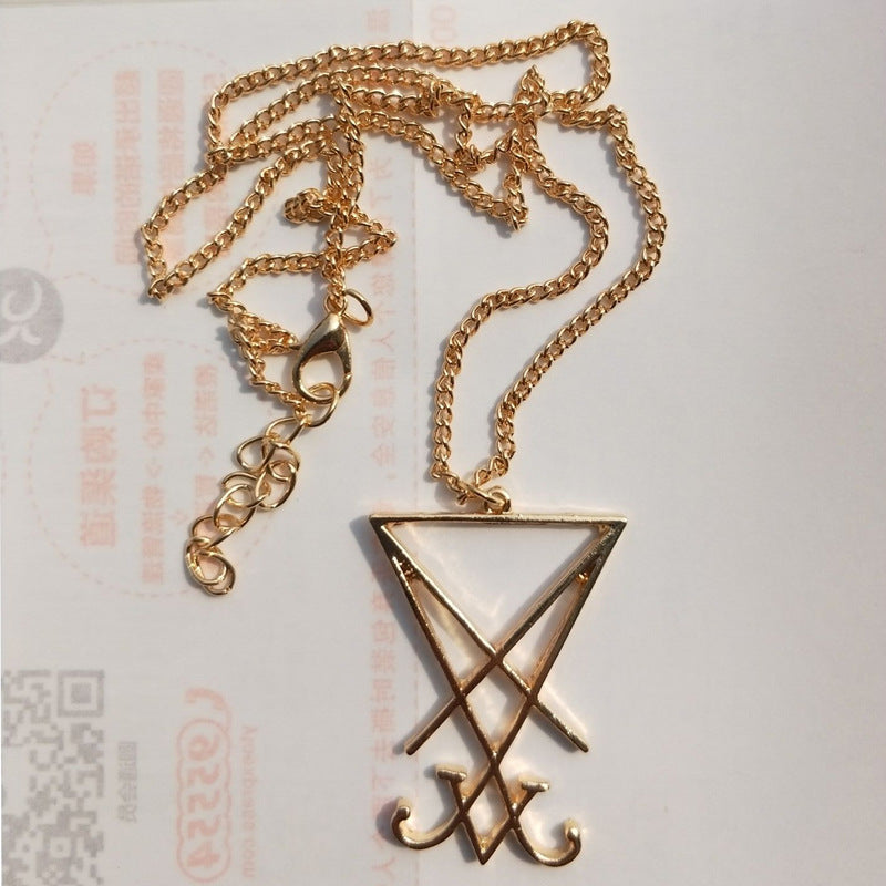 Geometric Mysterious Necklace