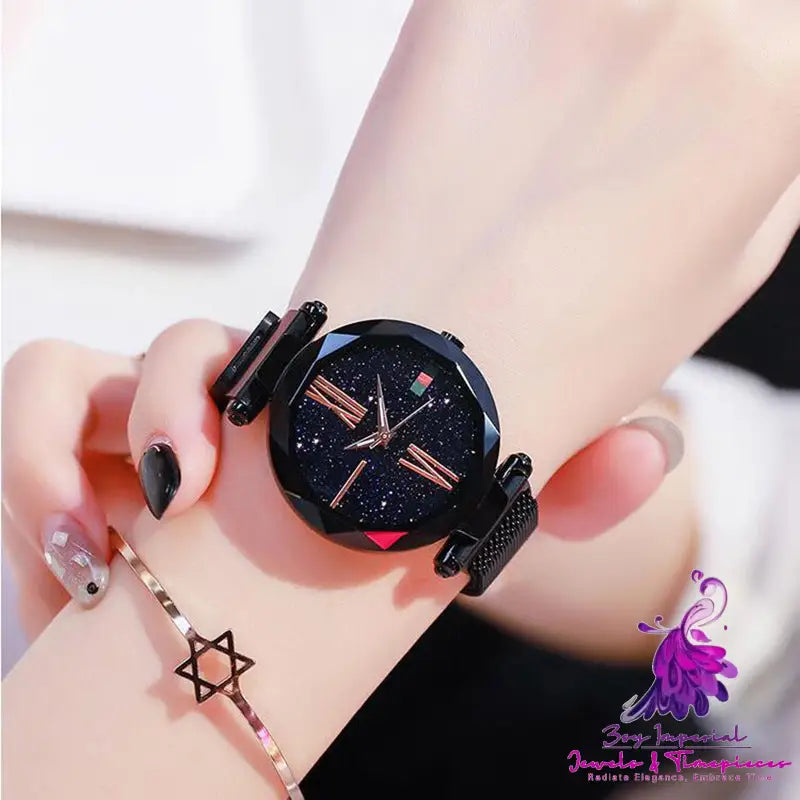 Lazy Magnet Ladies Star Watch