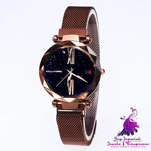 Lazy Magnet Ladies Star Watch