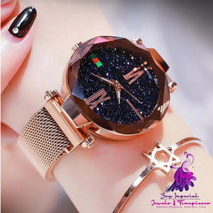 Lazy Magnet Ladies Star Watch