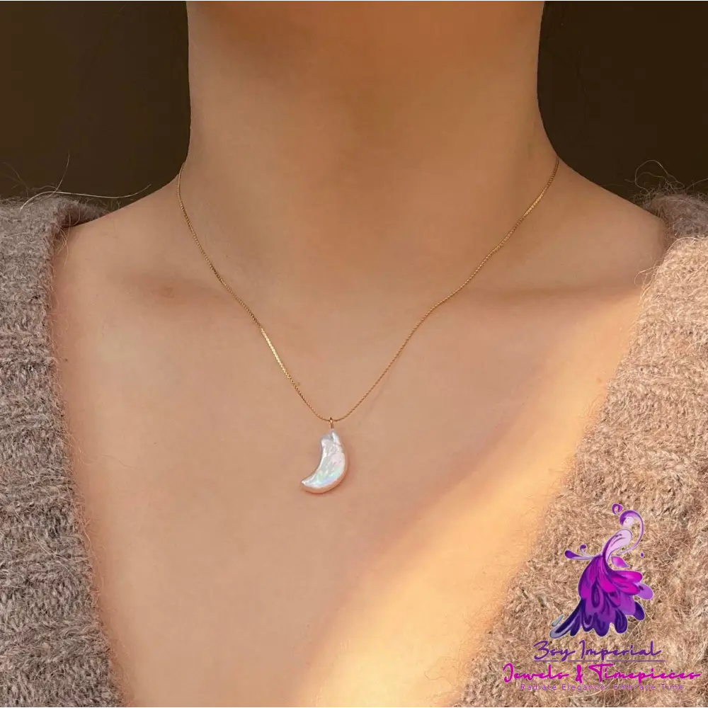 Celestial Star and Moon Necklace