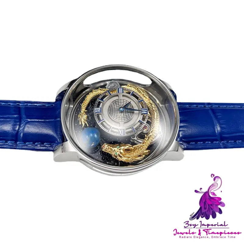 Sapphire Round Celestial Quartz Watch