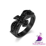 Nordic Celtic Eagle Titanium Ring