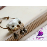 Ceramic Bell Clavicle Chain