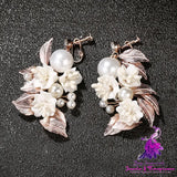 Pearl Bride Ceramic Earrings