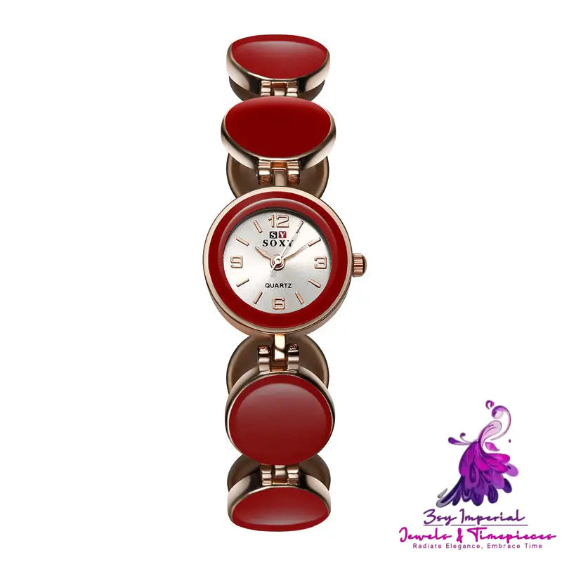 Stylish Ceramic Girls’ Bracelet Watch