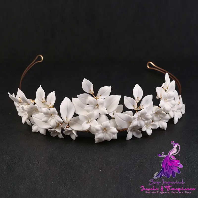 Ceramic Flower Hair Decoration