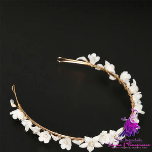 INS Style Ceramic Flower Hoop