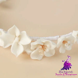 Ceramic Flower Headband