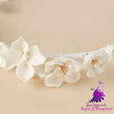 Ceramic Flower Headband