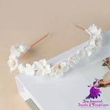 Ceramic Flower Headband