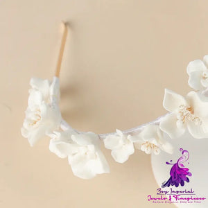 Ceramic Flower Headband