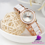 Ceramic Quartz Waterproof Ladies Watch