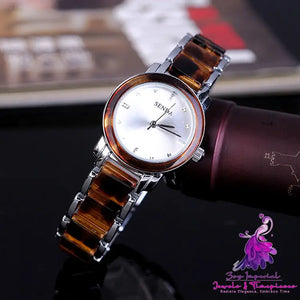 Ceramic Quartz Waterproof Ladies Watch