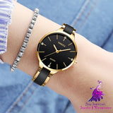 Waterproof Rhinestone Ceramic Ladies Watch