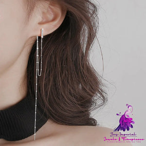 Stylish Chain Tassel Earrings