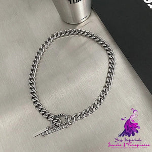 Thick Chain Fashion Versatile Titanium Steel