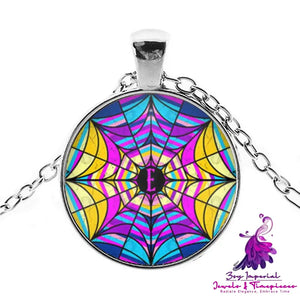 Punk Character Glass Dome Necklace