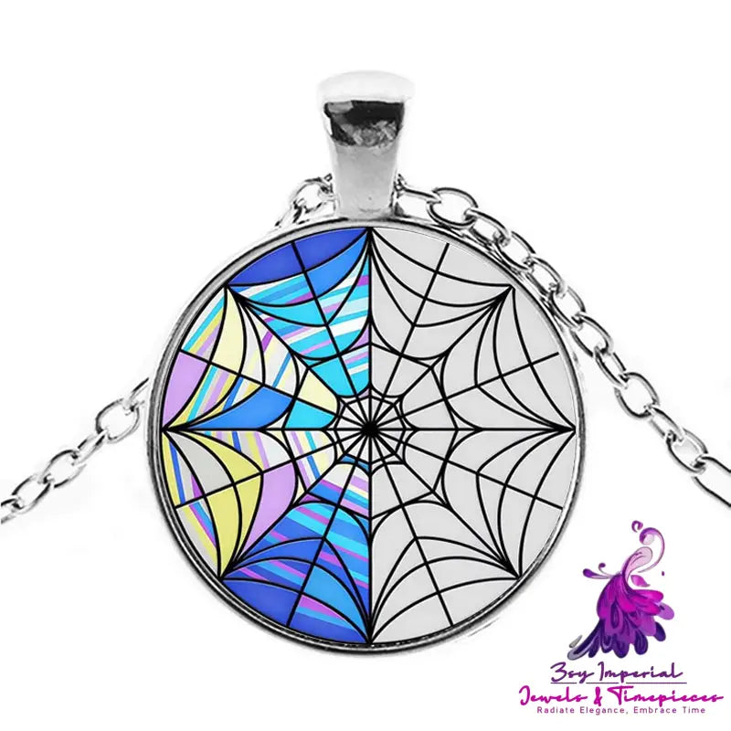 Punk Character Glass Dome Necklace