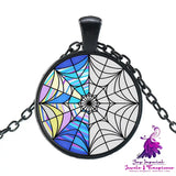 Punk Character Glass Dome Necklace