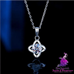 Simple Mosang Diamond Charm Pendant