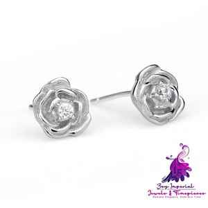 Rose Shape Ear Studs