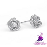 Rose Shape Ear Studs