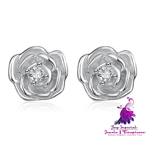 Rose Shape Ear Studs