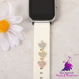 Silicone Strap Nails Watch Band Charms