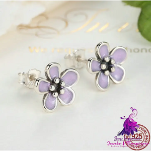 Cherry Blossom Stud Earrings