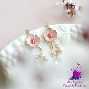 Pure Silver Cherry Blossom Ear Nail