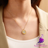 Chic Evil Eye Gold Chain Necklace