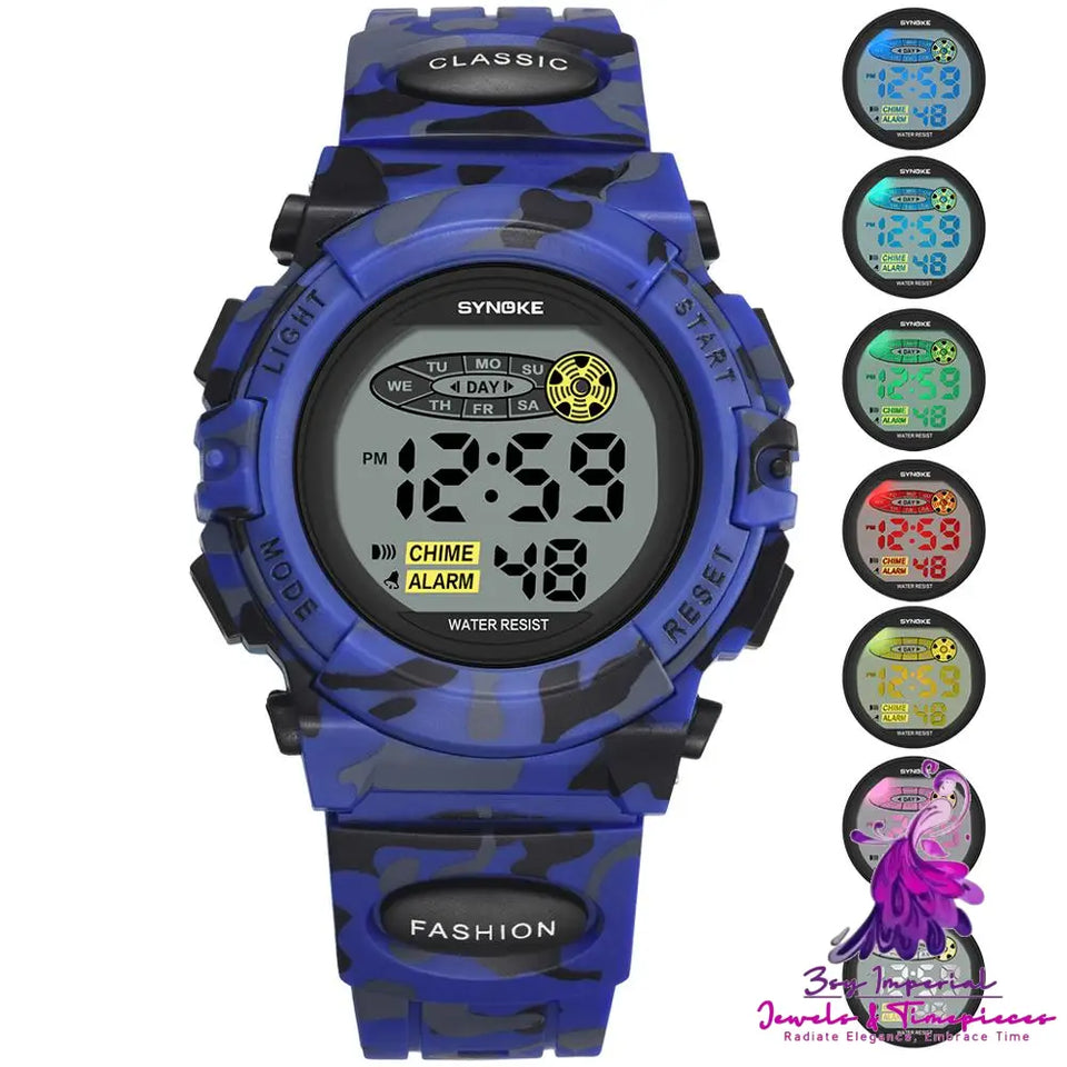 Colorful Luminous Children’s Electronic Watch