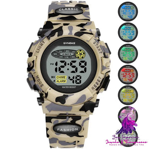 Colorful Luminous Children’s Electronic Watch