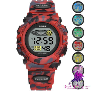 Colorful Luminous Children’s Electronic Watch