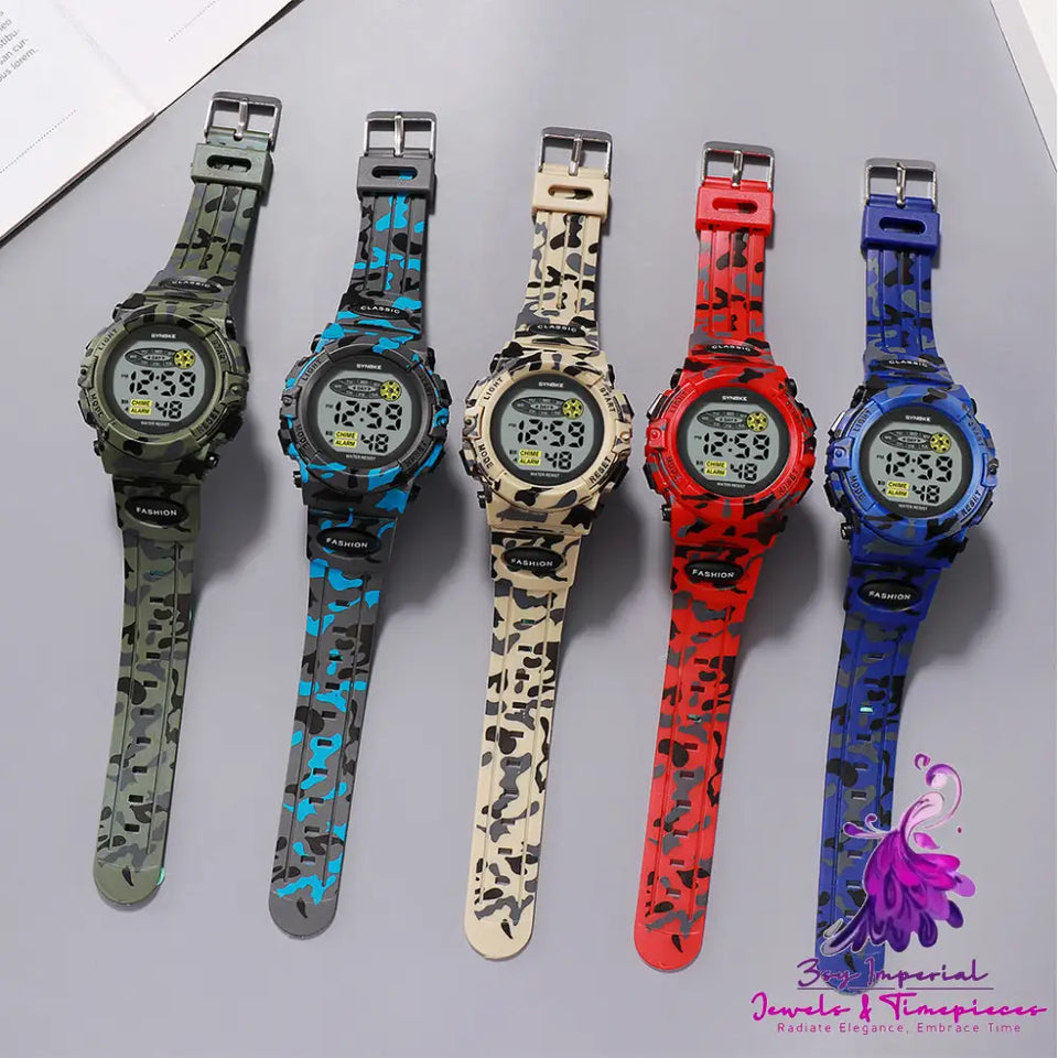 Colorful Luminous Children’s Electronic Watch