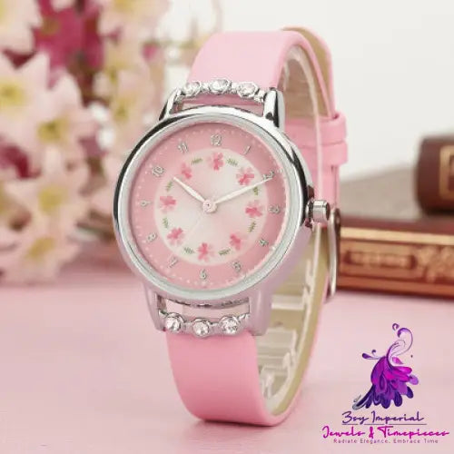 Waterproof Quartz Girls’ Watch