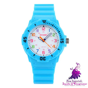 Colorful Jelly Student Sports Watch