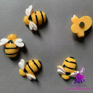 3D Little Bee Resin Hair Accessories for Children