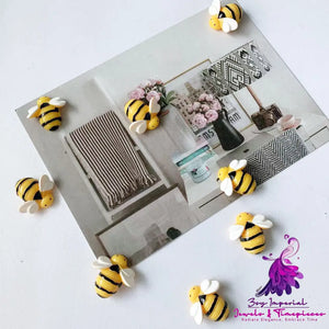 3D Little Bee Resin Hair Accessories for Children