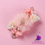 Three-dimensional Flower Pearl Hair Clip