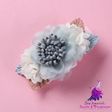 Three-dimensional Flower Pearl Hair Clip