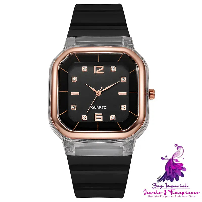 Student Style Trendy Children’s Diamond Watch