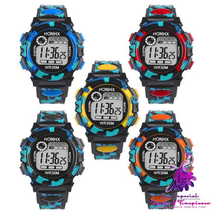 LED Multifunctional Sports Watch for Children