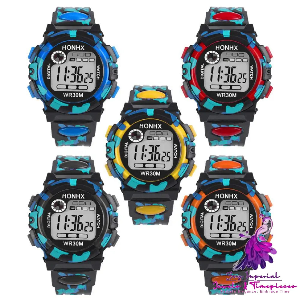 LED Multifunctional Sports Watch for Children